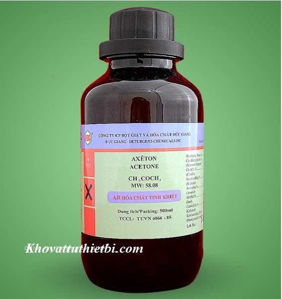 Hóa chất tinh khiết Acetone, CH3COCH3